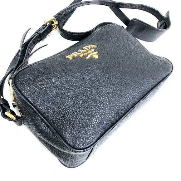 Prada Leather Shoulder Bag Black - Picture 6 of 9